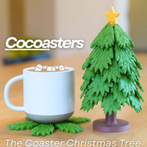 Cocoasters — Collapsible Tree Coaster Set